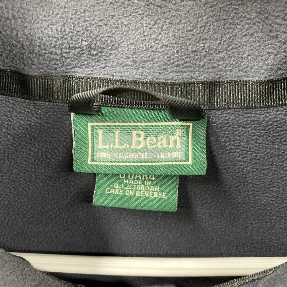 LL Bean Windproof Soft Shell Jacket Womens Large Black Full Zip Fleece Outdoor - Picture 7 of 11